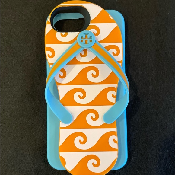 Tory Burch flip flop rubber cell phone case - Picture 1 of 6